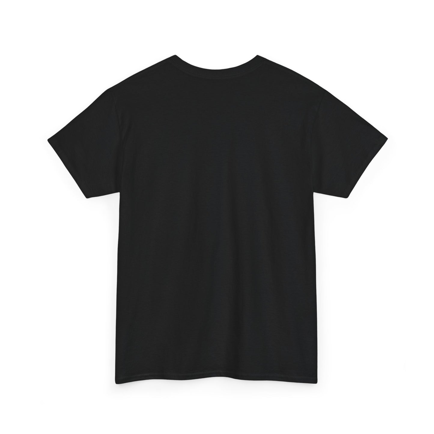 Unisex Heavy Cotton Tee - Faith Inspired Floral Cross Design