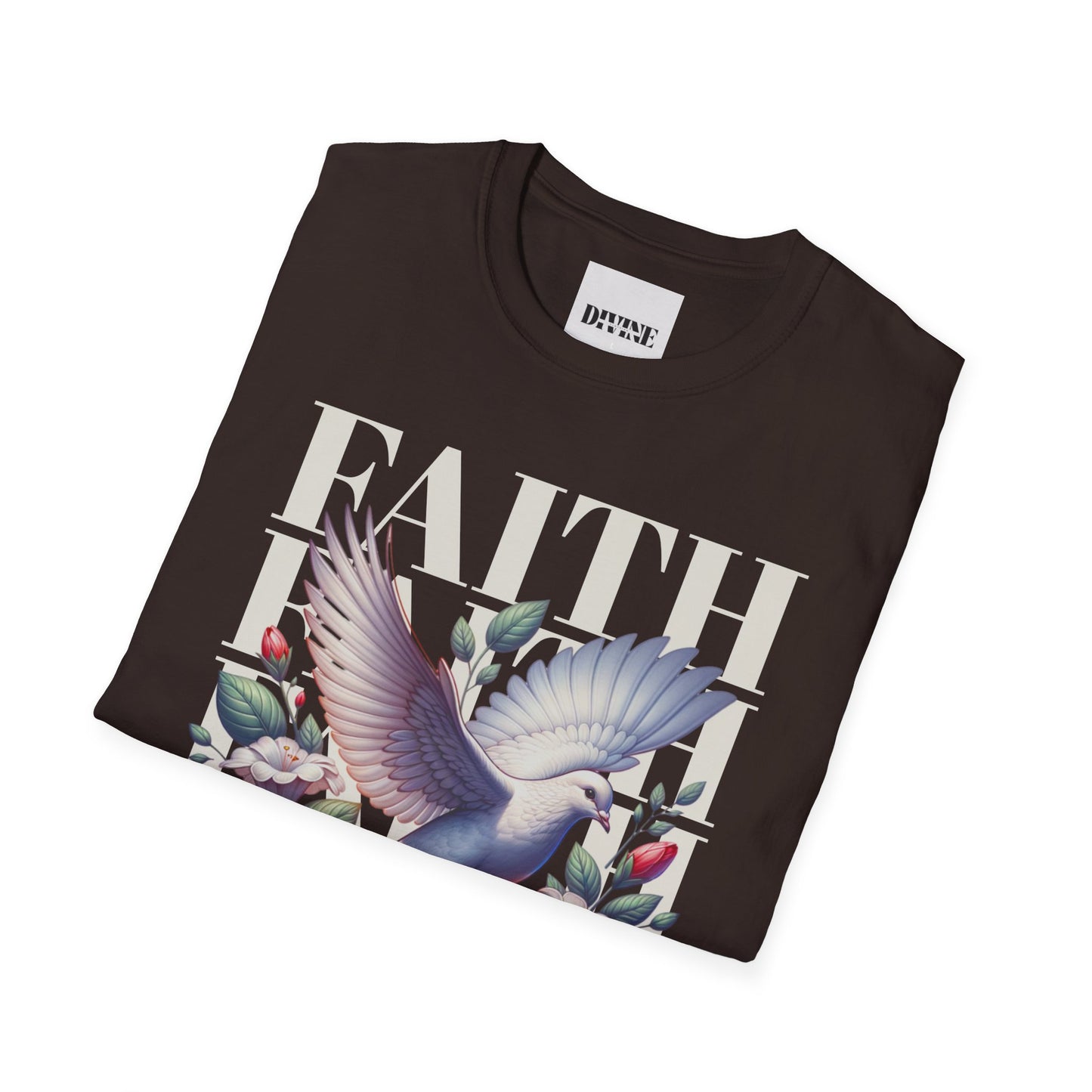 Faith-Inspired Dove Unisex Softstyle T-Shirt
