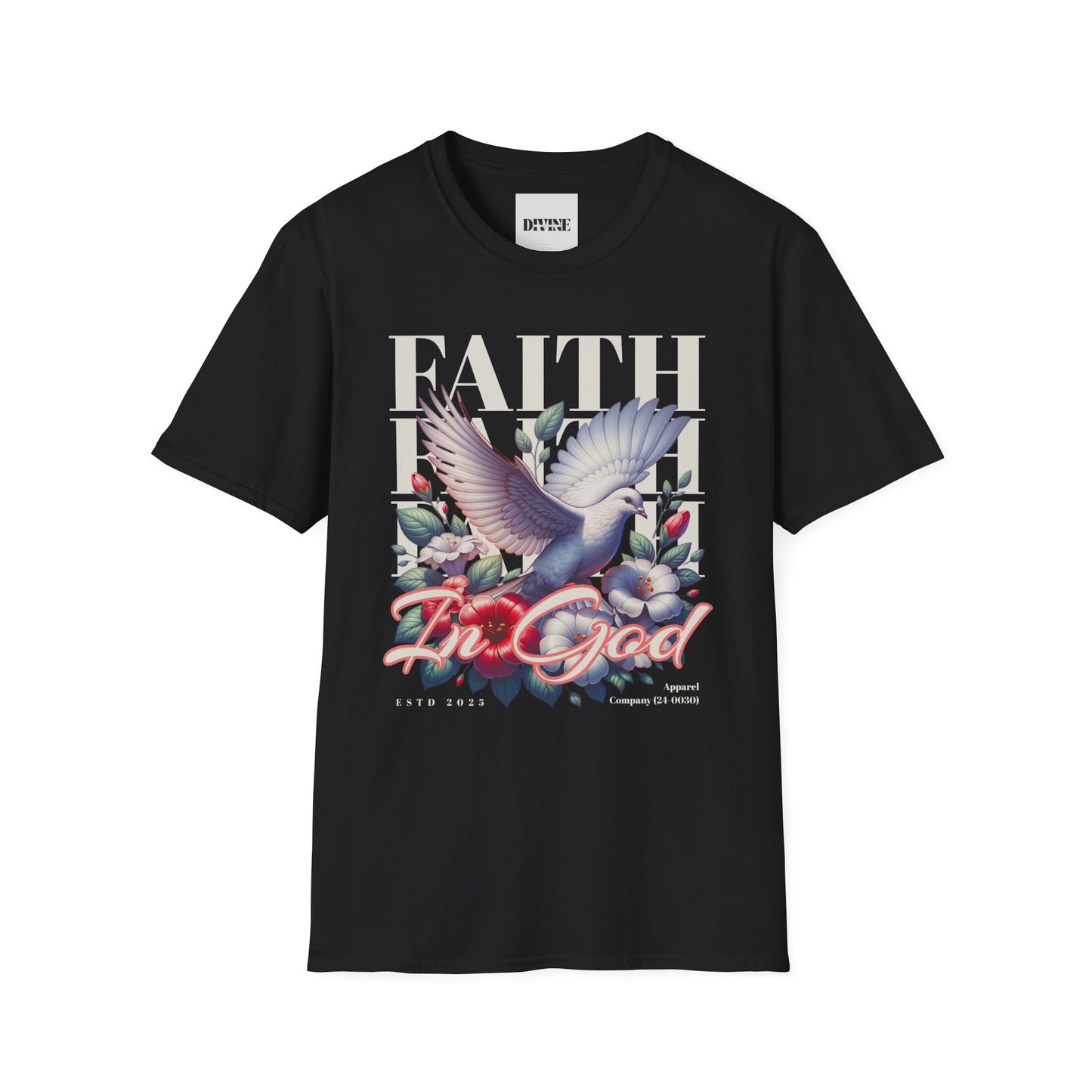 Faith-Inspired Dove Unisex Softstyle T-Shirt