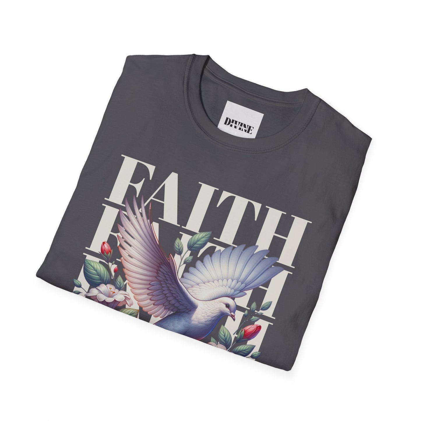 Faith-Inspired Dove Unisex Softstyle T-Shirt