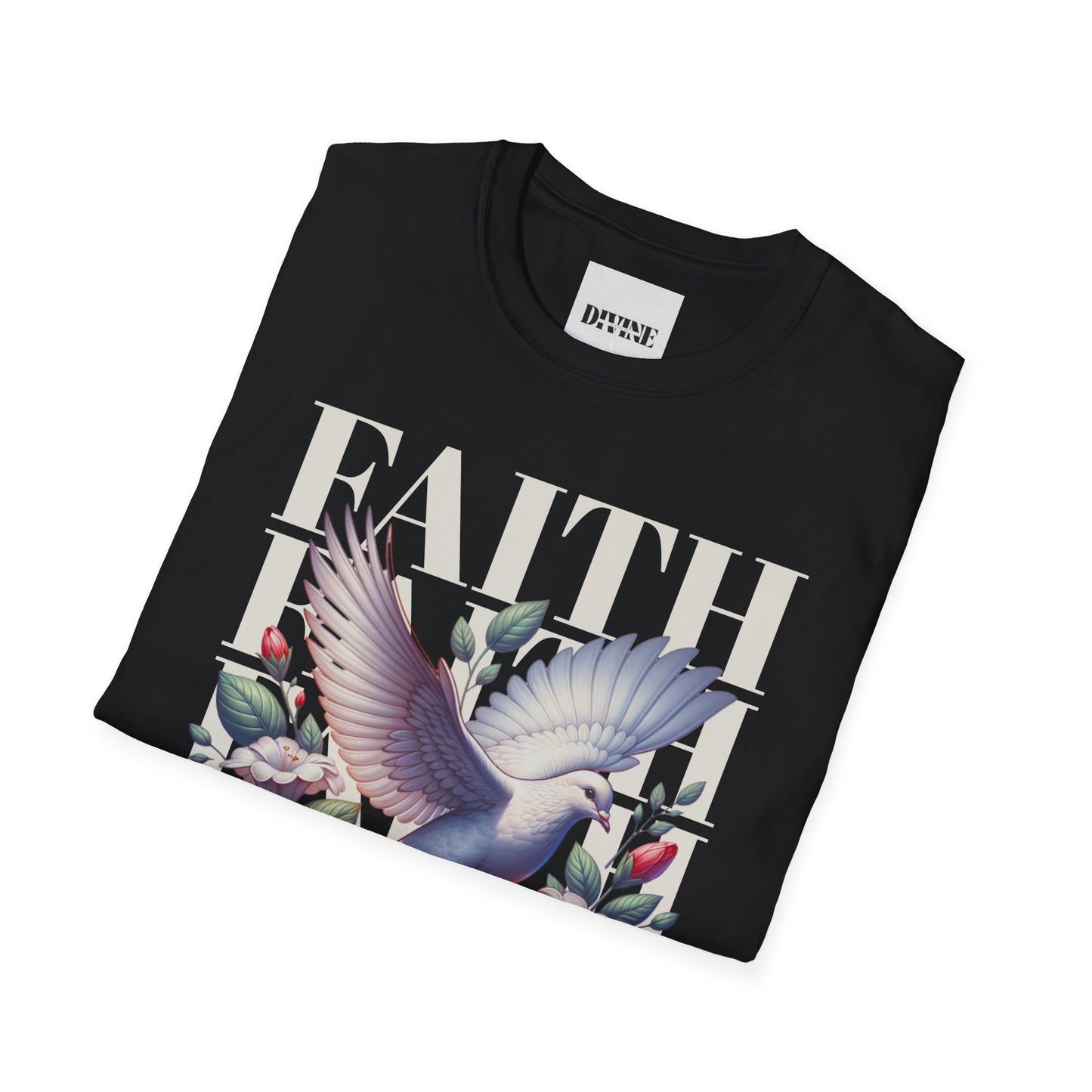 Faith-Inspired Dove Unisex Softstyle T-Shirt