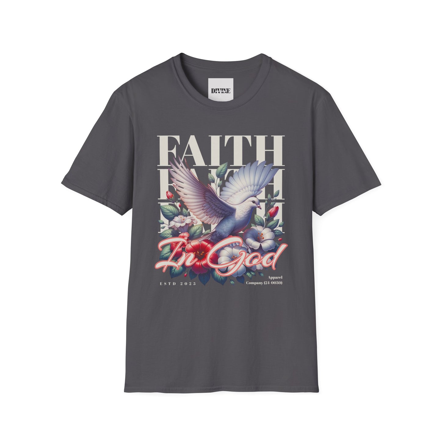 Faith-Inspired Dove Unisex Softstyle T-Shirt
