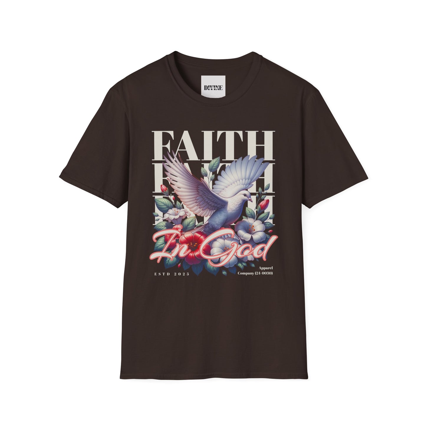 Faith-Inspired Dove Unisex Softstyle T-Shirt