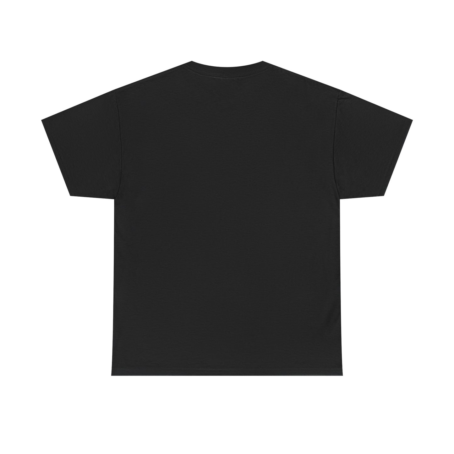 Unisex Heavy Cotton Tee - Faith Inspired Floral Cross Design